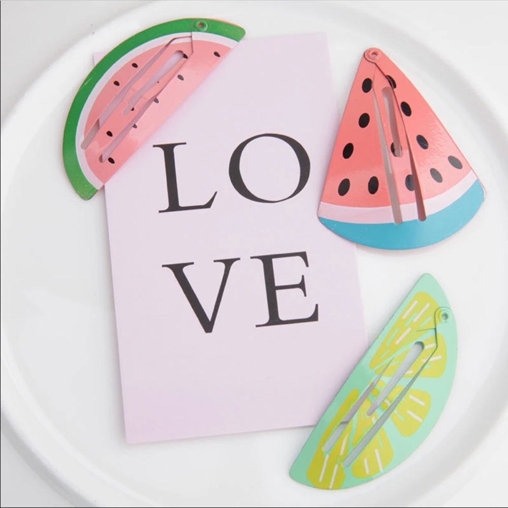 Watermelon 🍉 Hair Clips...